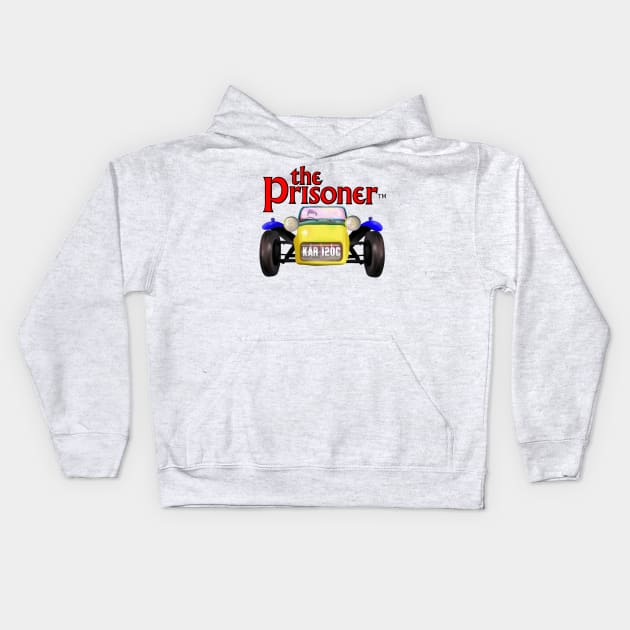 The prisoner Yellow Car Kids Hoodie by LICENSEDLEGIT